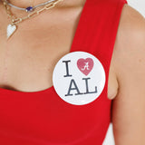 University of Alabama I Heart AL Gameday Button