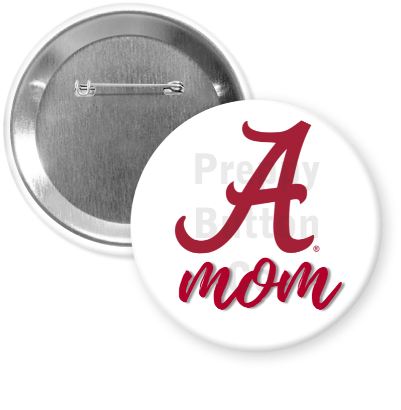 University of Alabama Mom Button