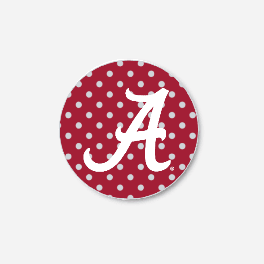 University of Alabama Polka Dot Gameday Button