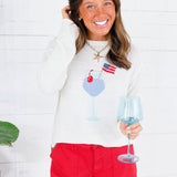 USA Cocktail Ivory Sweater Sunday Edition 