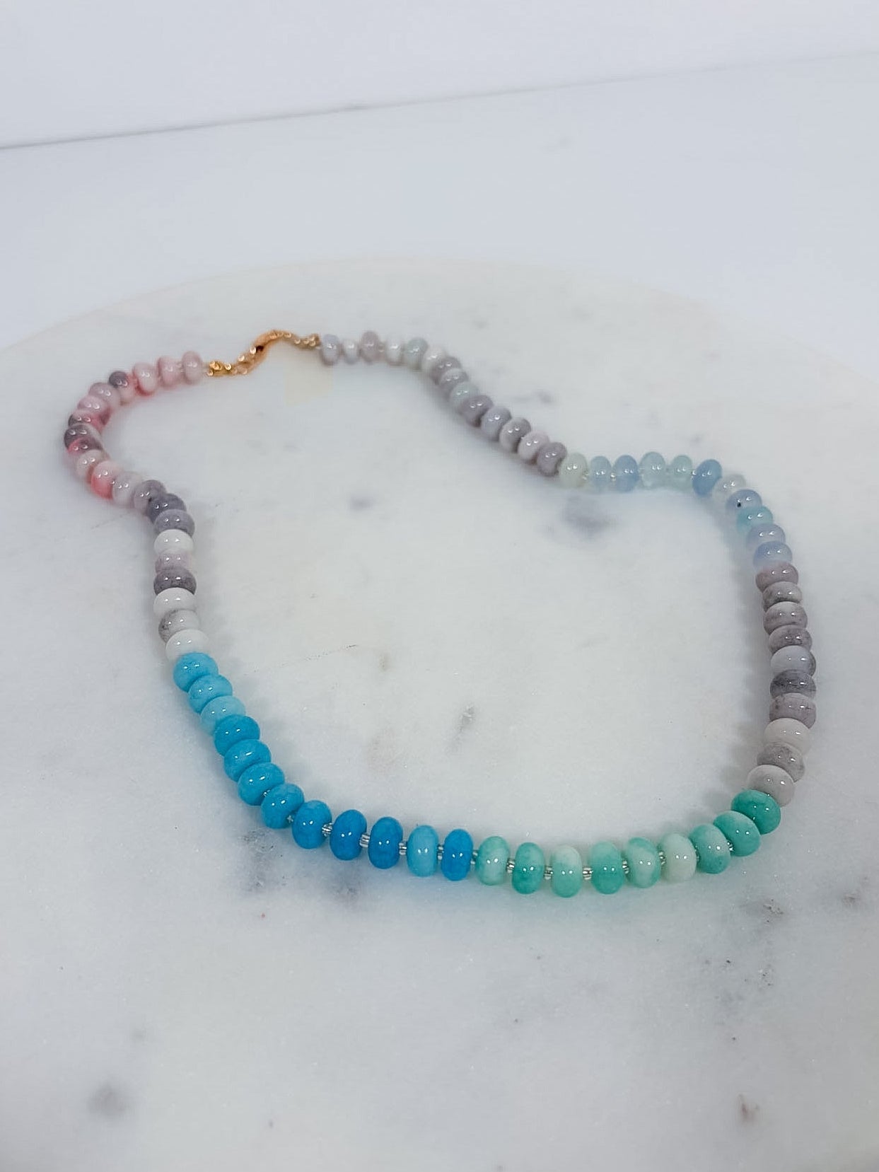 Vibrant Beaded Necklace - 16