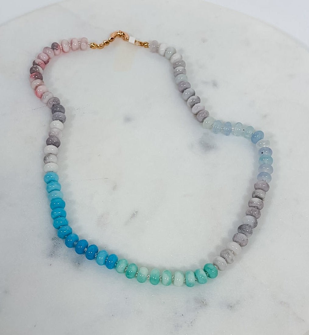 Vibrant Beaded Necklace - 16