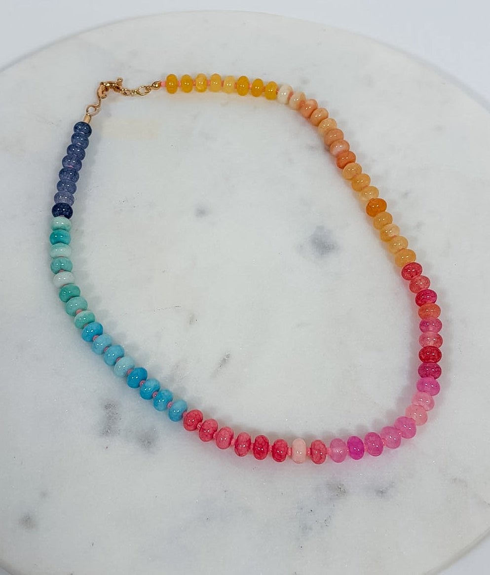 Vibrant Beaded Necklace - 4