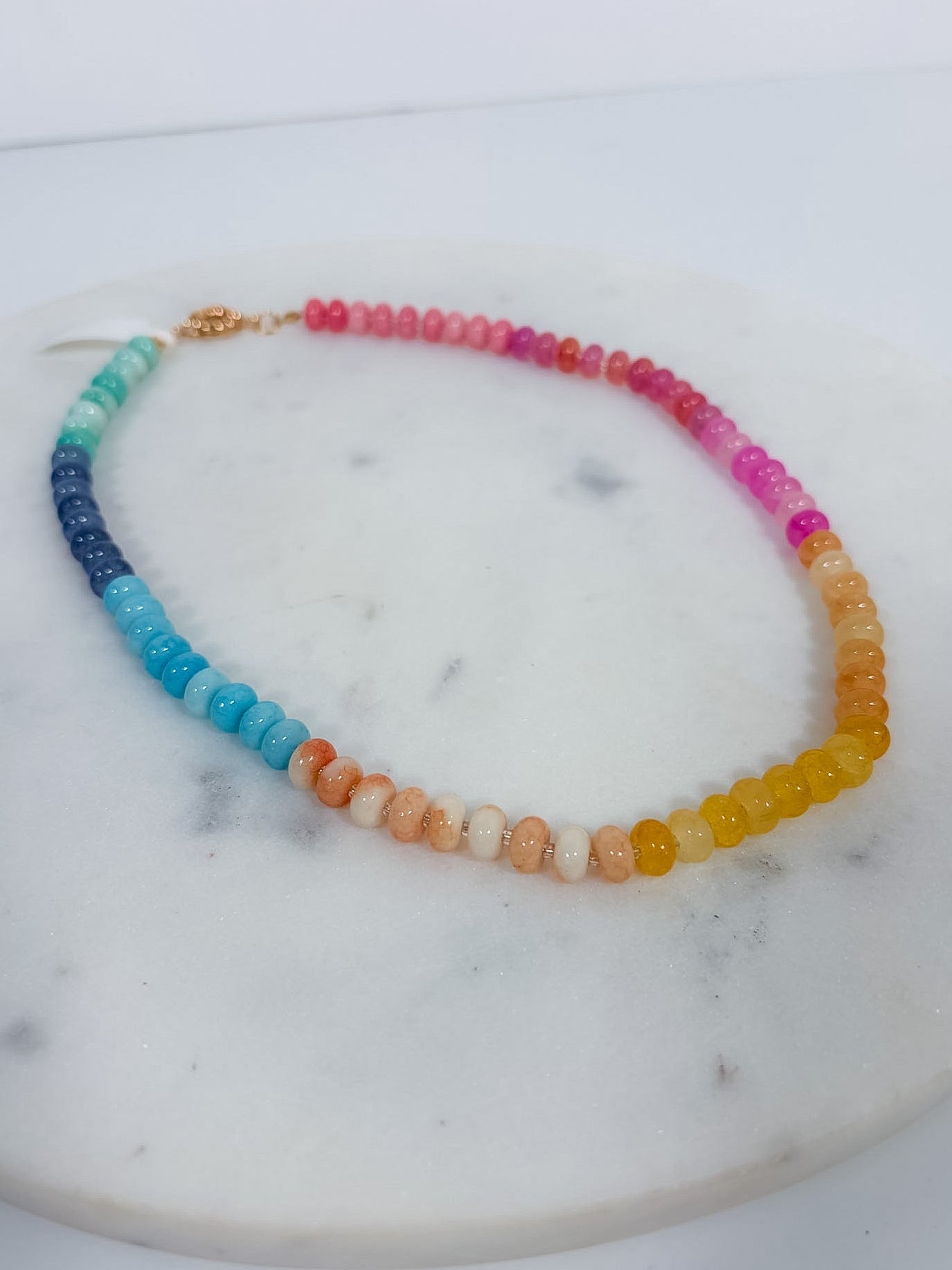 Vibrant Beaded Necklace - 8