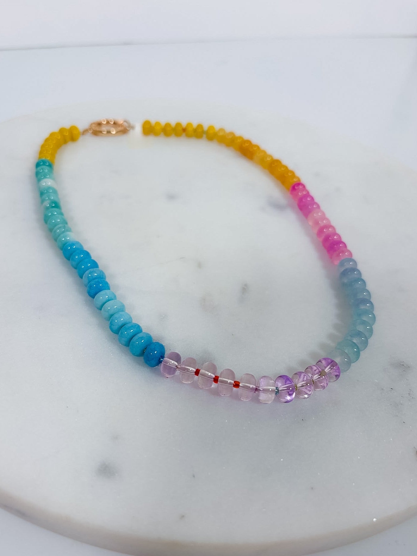 Vibrant Beaded Necklace - 9