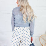 Vintage Blue Ultra Lightweight Cardigan