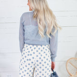 Vintage Blue Ultra Lightweight Cardigan