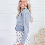 Vintage Blue Ultra Lightweight Cardigan