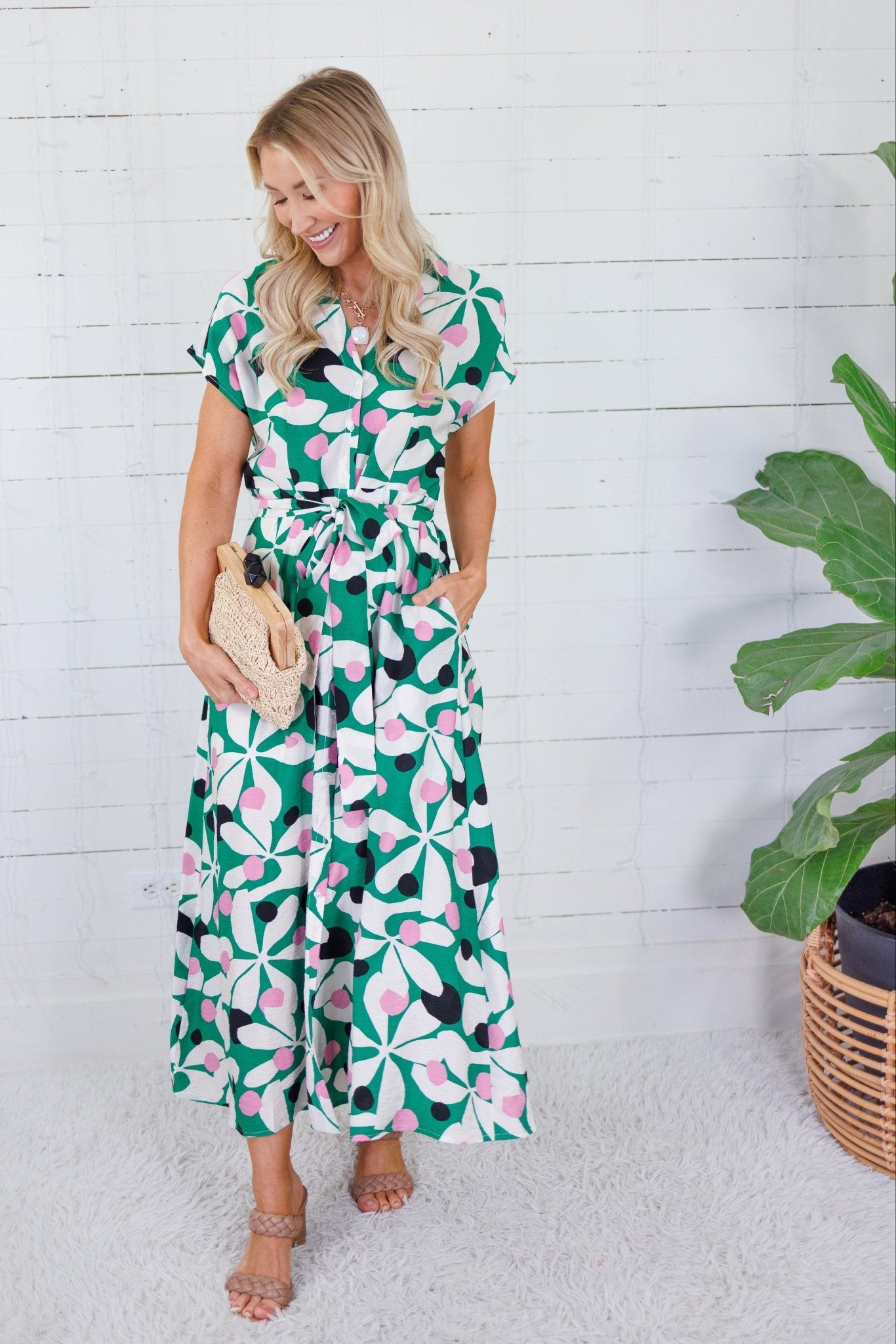 Vollmar Mod Pop Flower Dress Compania Fantastica