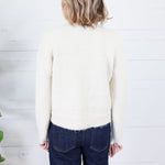 Wagner Cream + Colored Buttons Cardigan Compania Fantastica