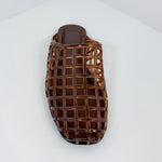 Wayne Tortoise Lucite Slide Sandal