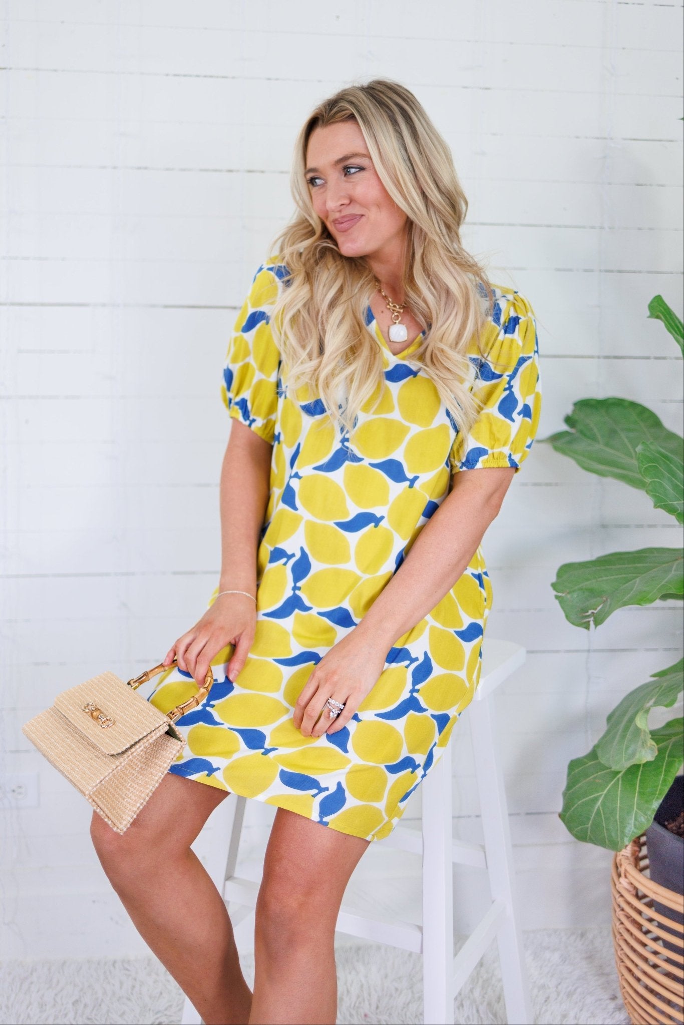 Wilbur Mod Lemons Mini Dress Compania Fantastica