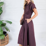Wilder Chocolate Brown Maxi Dress Entro