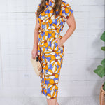 Wilson Day Glo Lillies Maxi Dress Compania Fantastica