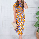 Wilson Day Glo Lillies Maxi Dress Compania Fantastica