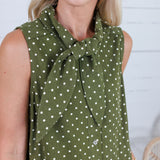 Isla Olive Dotty Mini Dress