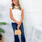 Yennti Ivory Sleeveless Button Top MOD REF 