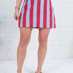 You're a Grand Ol' Flag Striped Skort Entro