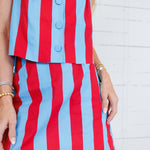You're a Grand Ol' Flag Striped Skort Entro