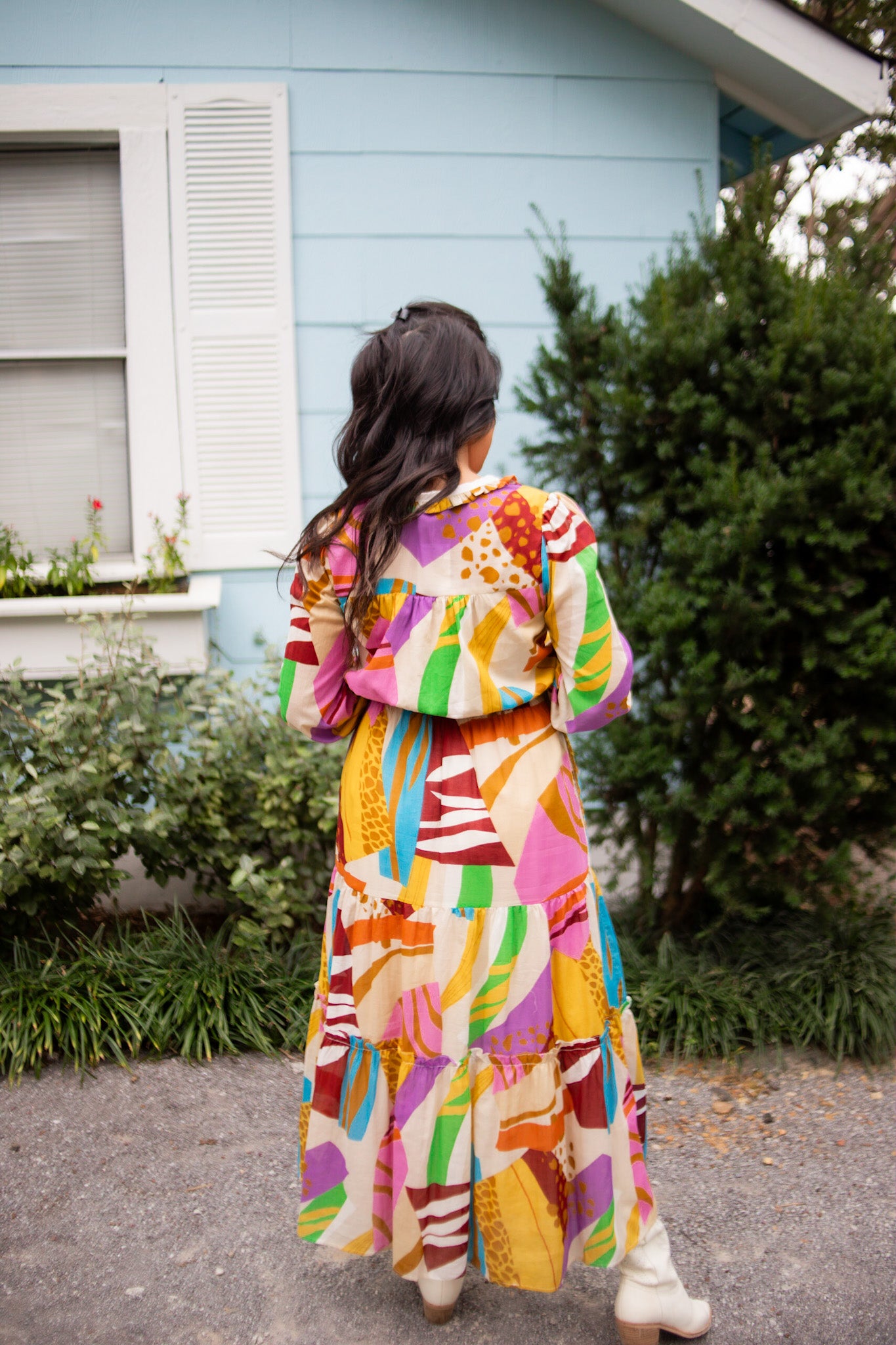 Piedmont Abstract Maxi Dress
